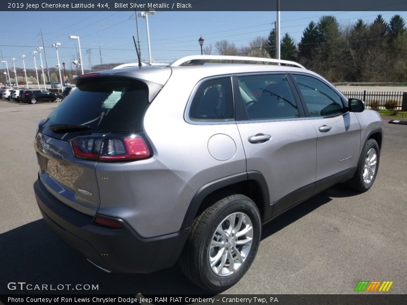 Billet Silver Metallic / Black 2019 Jeep Cherokee Latitude 4x4