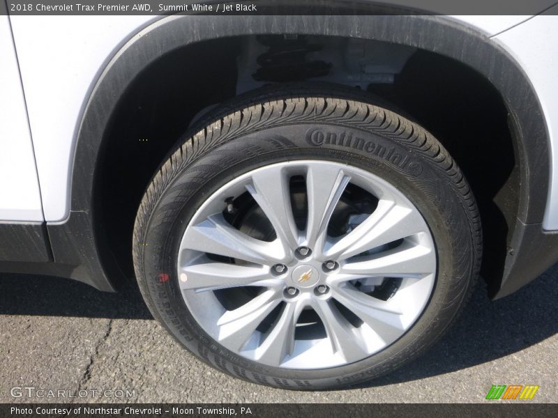 Summit White / Jet Black 2018 Chevrolet Trax Premier AWD