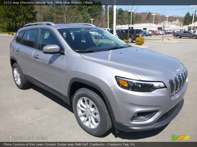 Billet Silver Metallic / Black 2019 Jeep Cherokee Latitude 4x4
