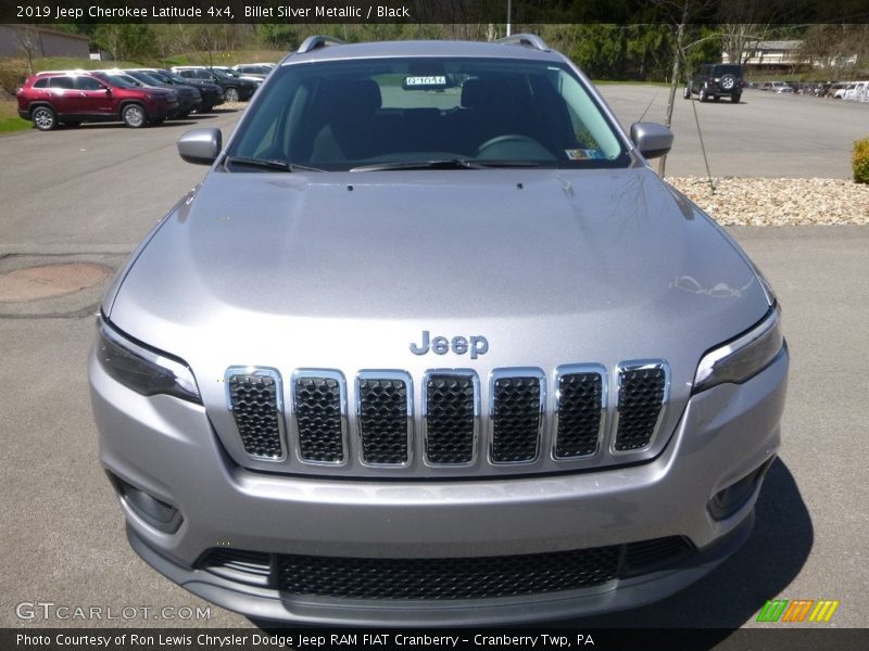 Billet Silver Metallic / Black 2019 Jeep Cherokee Latitude 4x4