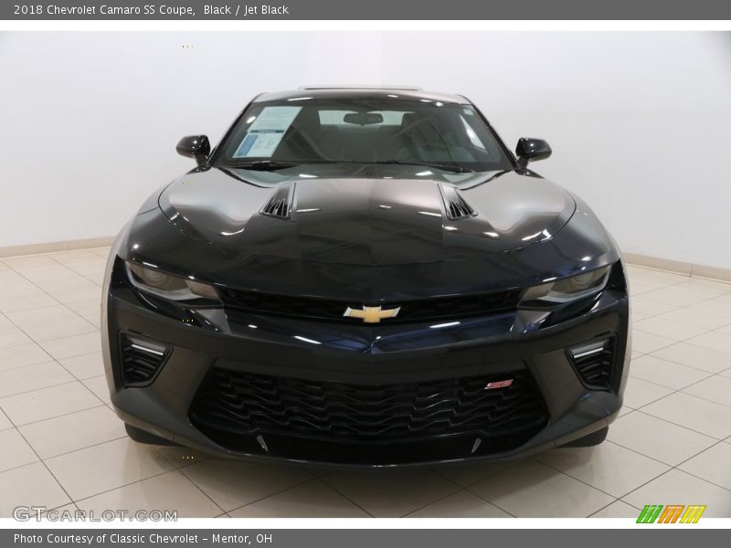 Black / Jet Black 2018 Chevrolet Camaro SS Coupe