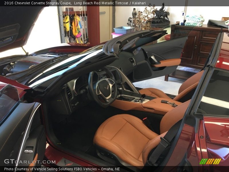 Long Beach Red Metallic Tintcoat / Kalahari 2016 Chevrolet Corvette Stingray Coupe