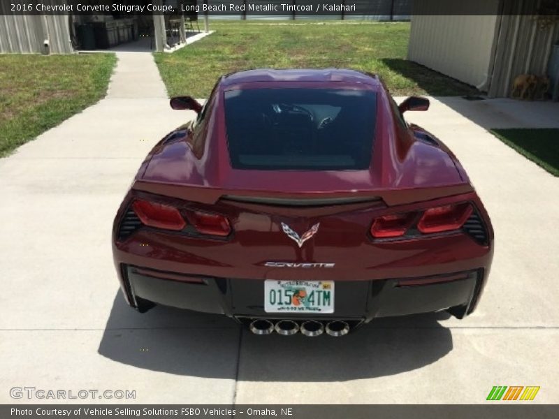 Long Beach Red Metallic Tintcoat / Kalahari 2016 Chevrolet Corvette Stingray Coupe