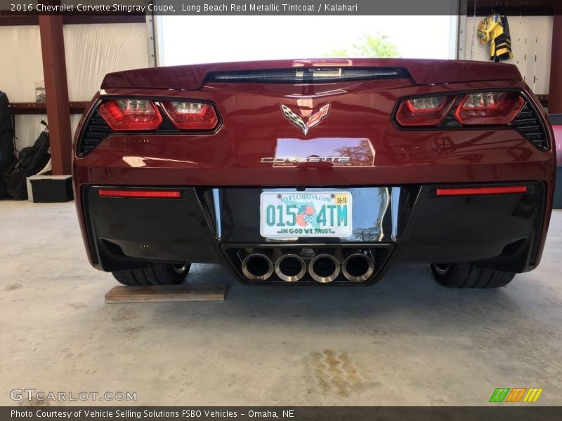 Long Beach Red Metallic Tintcoat / Kalahari 2016 Chevrolet Corvette Stingray Coupe