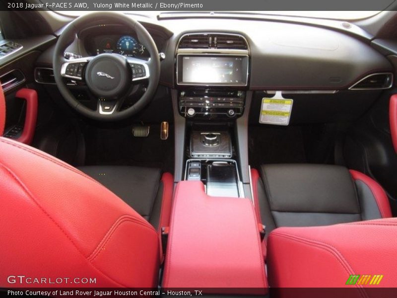Dashboard of 2018 F-PACE S AWD