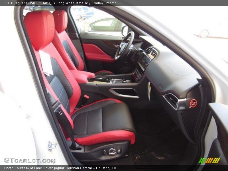 Front Seat of 2018 F-PACE S AWD