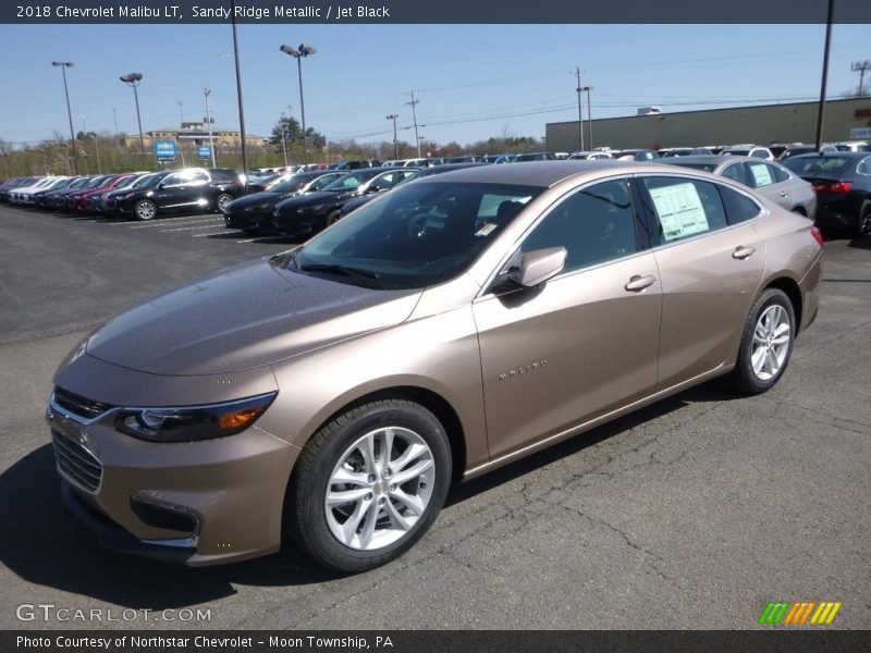 Sandy Ridge Metallic / Jet Black 2018 Chevrolet Malibu LT