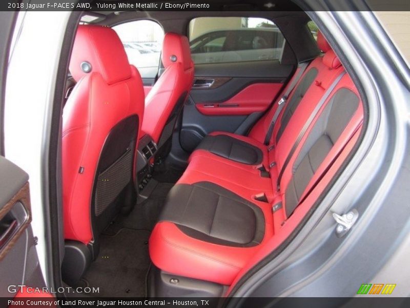 Rear Seat of 2018 F-PACE S AWD
