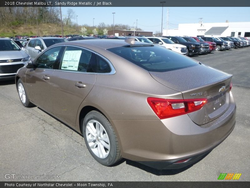 Sandy Ridge Metallic / Jet Black 2018 Chevrolet Malibu LT