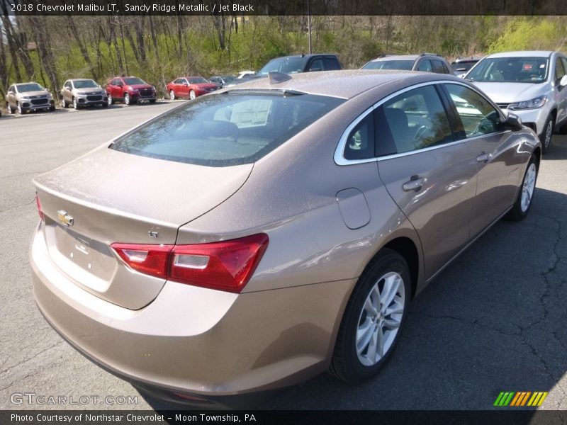 Sandy Ridge Metallic / Jet Black 2018 Chevrolet Malibu LT