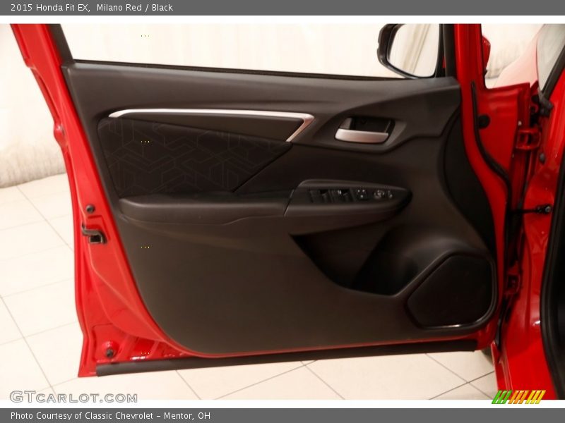 Milano Red / Black 2015 Honda Fit EX