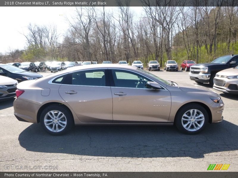 Sandy Ridge Metallic / Jet Black 2018 Chevrolet Malibu LT