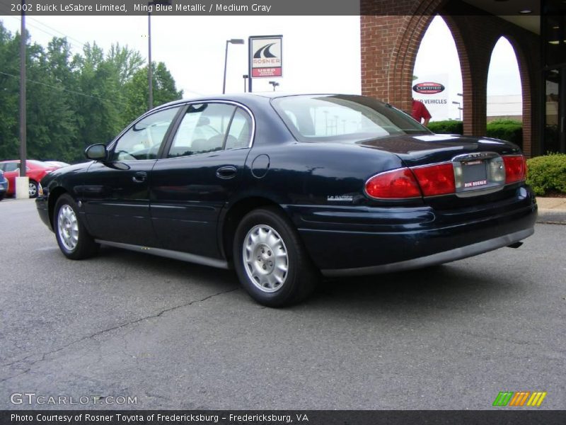 Ming Blue Metallic / Medium Gray 2002 Buick LeSabre Limited