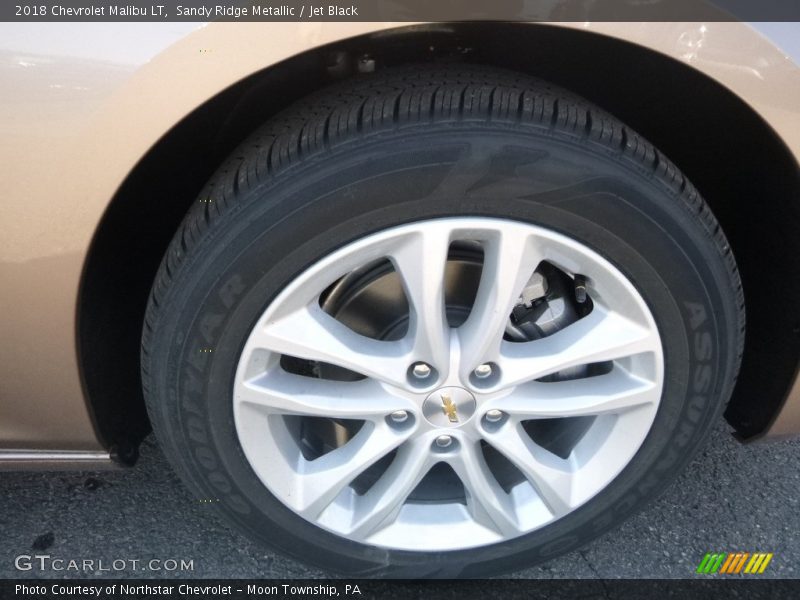 Sandy Ridge Metallic / Jet Black 2018 Chevrolet Malibu LT