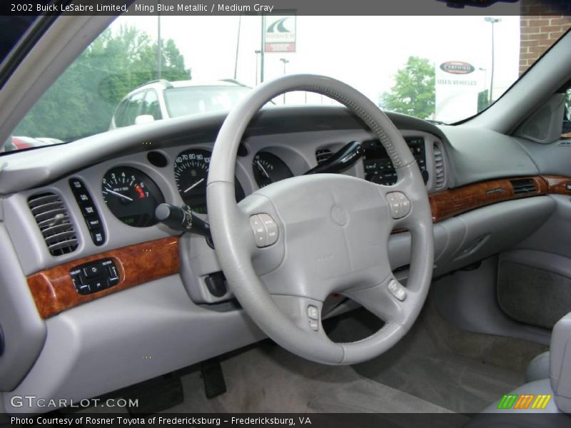Ming Blue Metallic / Medium Gray 2002 Buick LeSabre Limited