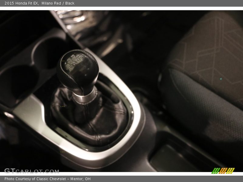 Milano Red / Black 2015 Honda Fit EX