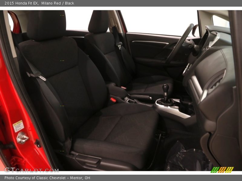 Milano Red / Black 2015 Honda Fit EX