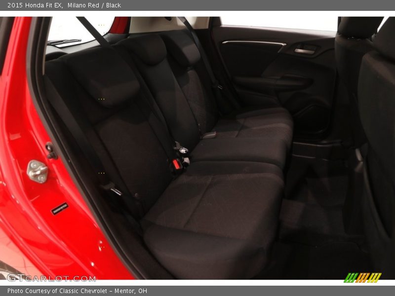 Milano Red / Black 2015 Honda Fit EX