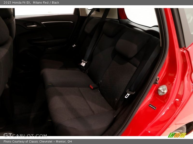 Milano Red / Black 2015 Honda Fit EX