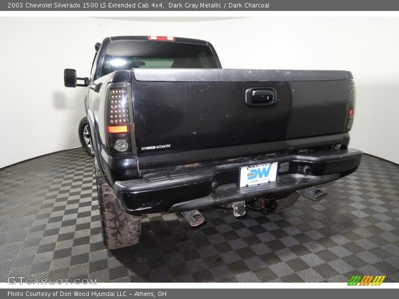 Dark Gray Metallic / Dark Charcoal 2003 Chevrolet Silverado 1500 LS Extended Cab 4x4