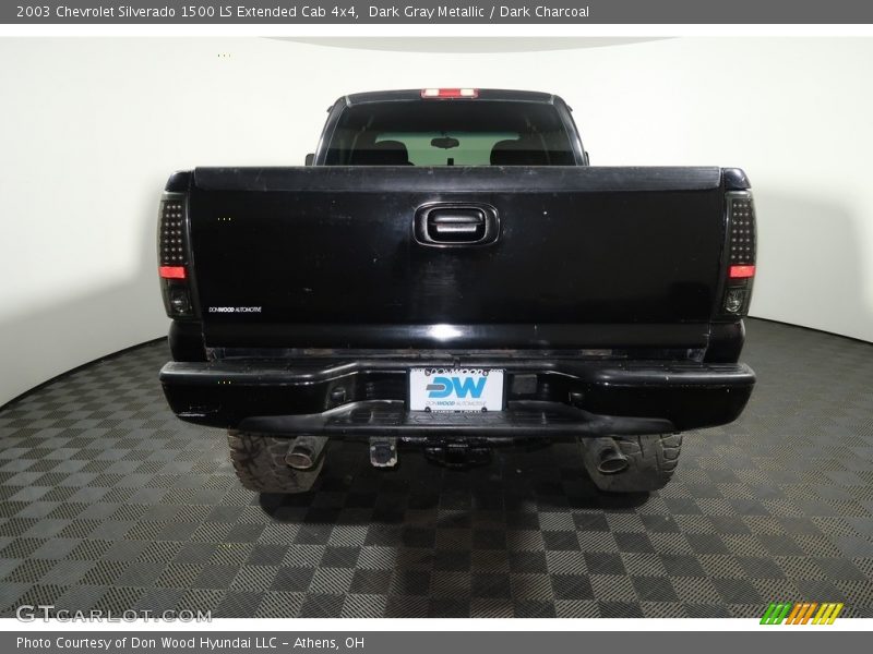 Dark Gray Metallic / Dark Charcoal 2003 Chevrolet Silverado 1500 LS Extended Cab 4x4