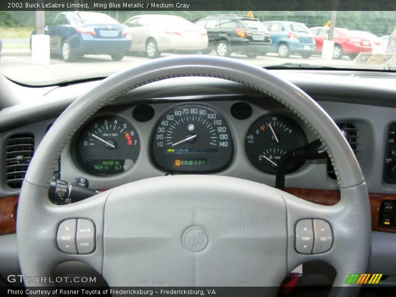 Ming Blue Metallic / Medium Gray 2002 Buick LeSabre Limited