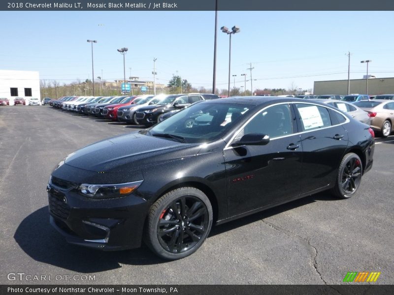 Mosaic Black Metallic / Jet Black 2018 Chevrolet Malibu LT