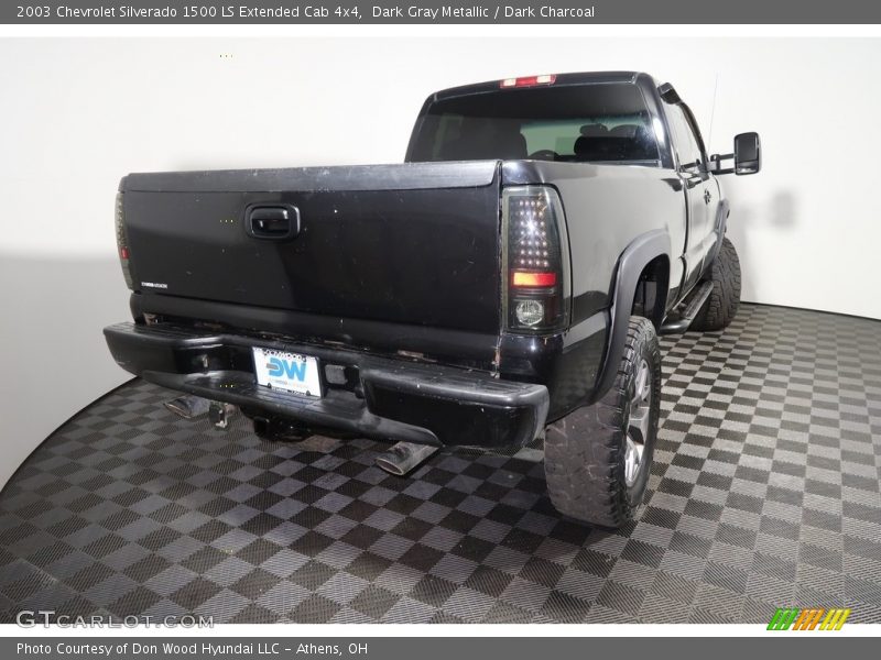 Dark Gray Metallic / Dark Charcoal 2003 Chevrolet Silverado 1500 LS Extended Cab 4x4
