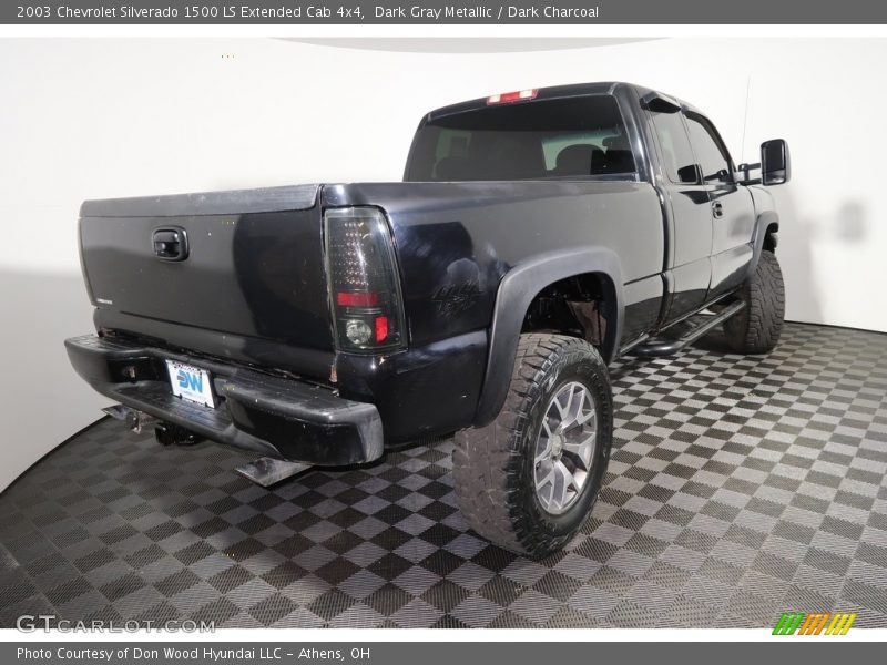 Dark Gray Metallic / Dark Charcoal 2003 Chevrolet Silverado 1500 LS Extended Cab 4x4