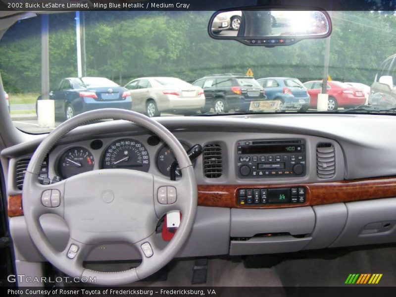 Ming Blue Metallic / Medium Gray 2002 Buick LeSabre Limited