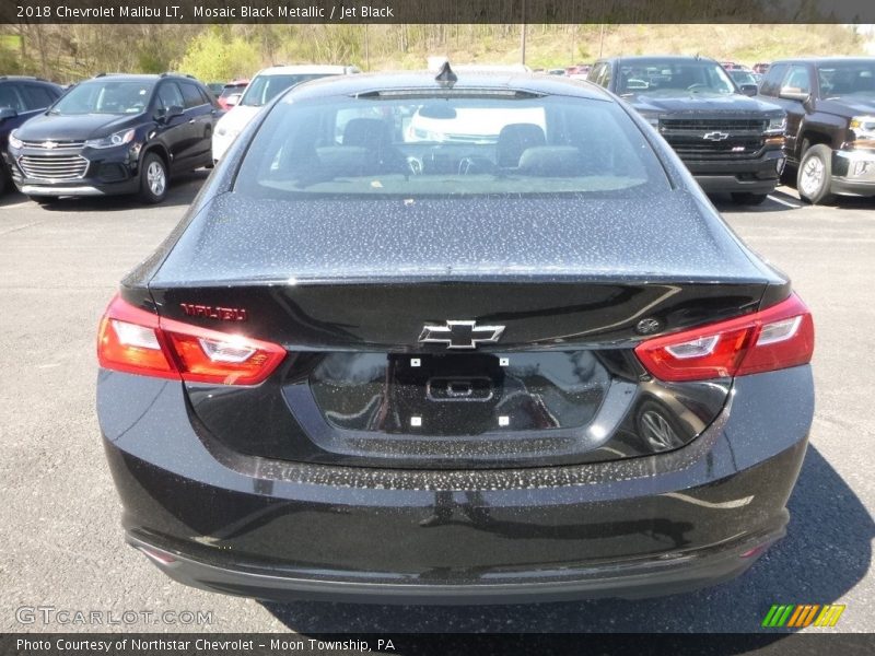 Mosaic Black Metallic / Jet Black 2018 Chevrolet Malibu LT