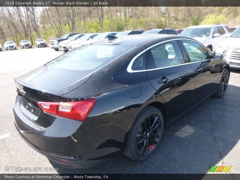 Mosaic Black Metallic / Jet Black 2018 Chevrolet Malibu LT