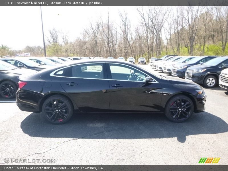 Mosaic Black Metallic / Jet Black 2018 Chevrolet Malibu LT