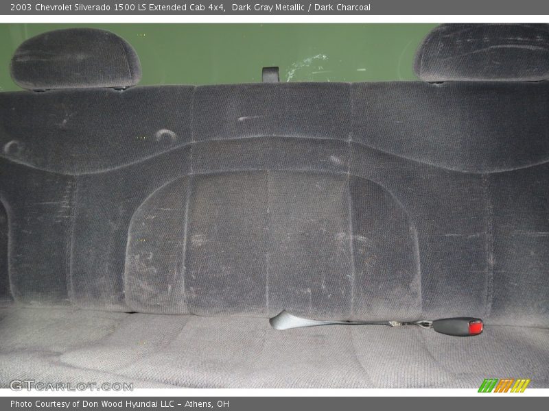 Dark Gray Metallic / Dark Charcoal 2003 Chevrolet Silverado 1500 LS Extended Cab 4x4