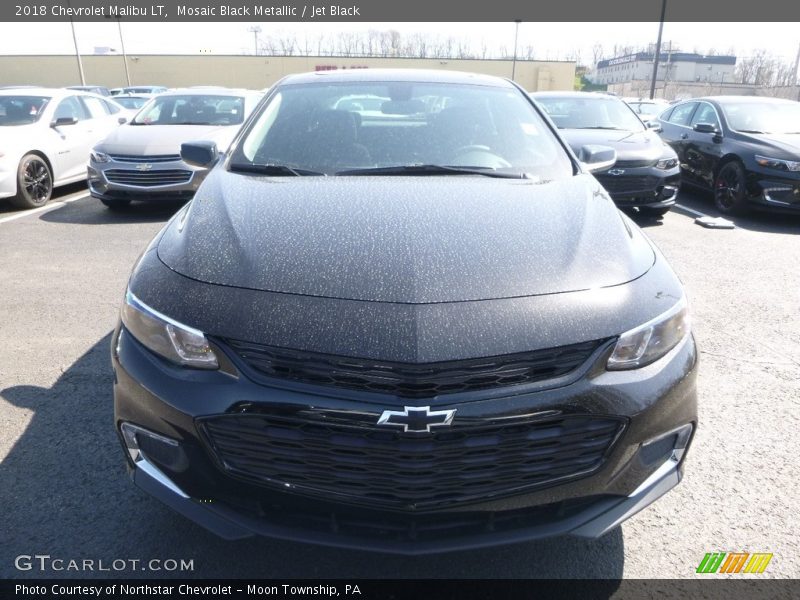 Mosaic Black Metallic / Jet Black 2018 Chevrolet Malibu LT