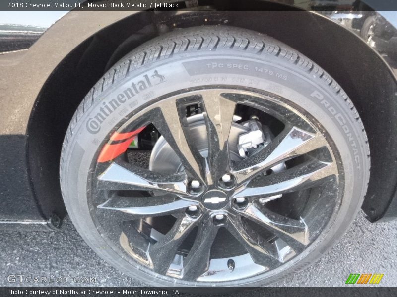 Mosaic Black Metallic / Jet Black 2018 Chevrolet Malibu LT