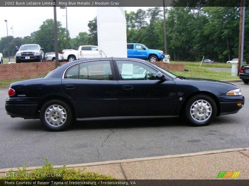 Ming Blue Metallic / Medium Gray 2002 Buick LeSabre Limited