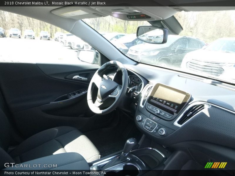 Mosaic Black Metallic / Jet Black 2018 Chevrolet Malibu LT