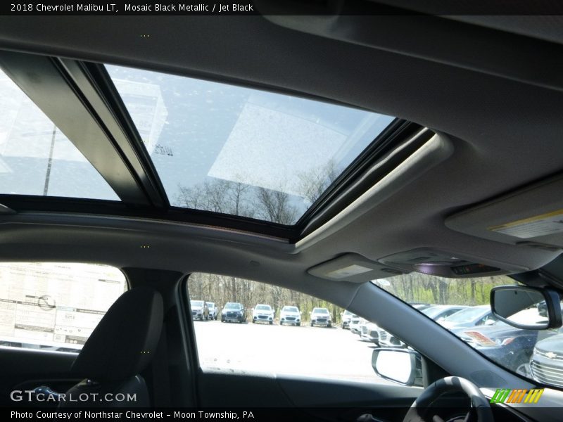 Mosaic Black Metallic / Jet Black 2018 Chevrolet Malibu LT