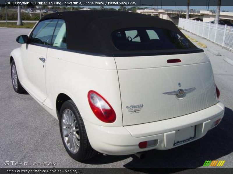 Stone White / Pastel Slate Gray 2008 Chrysler PT Cruiser Touring Convertible