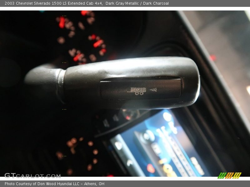 Dark Gray Metallic / Dark Charcoal 2003 Chevrolet Silverado 1500 LS Extended Cab 4x4
