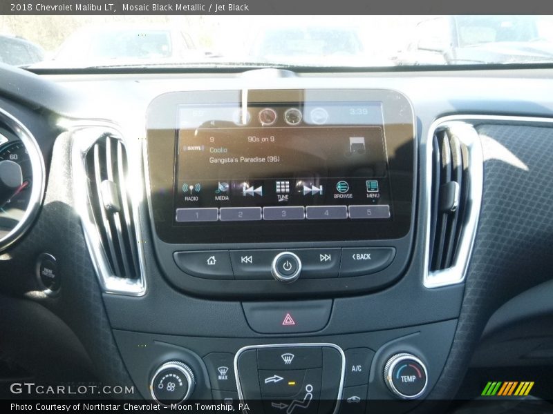 Mosaic Black Metallic / Jet Black 2018 Chevrolet Malibu LT