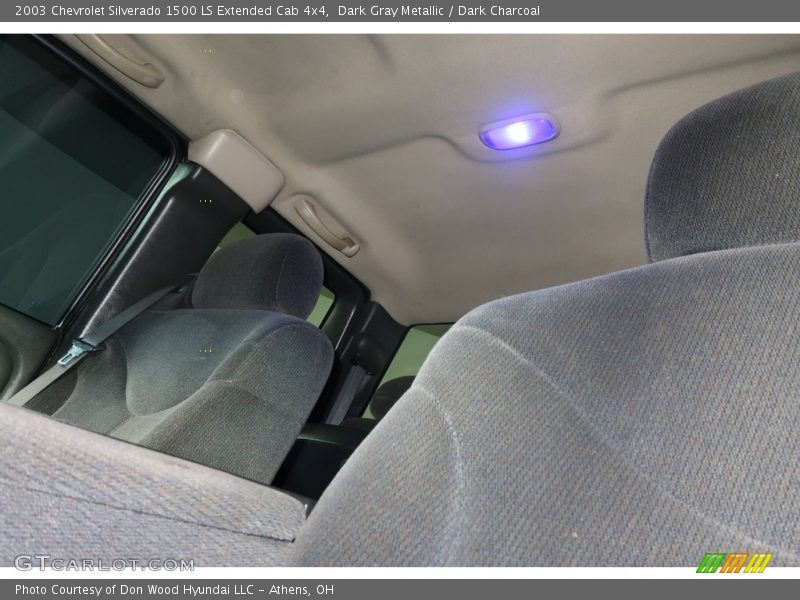 Dark Gray Metallic / Dark Charcoal 2003 Chevrolet Silverado 1500 LS Extended Cab 4x4