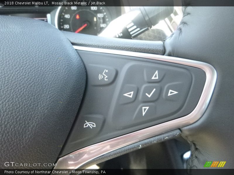 Mosaic Black Metallic / Jet Black 2018 Chevrolet Malibu LT