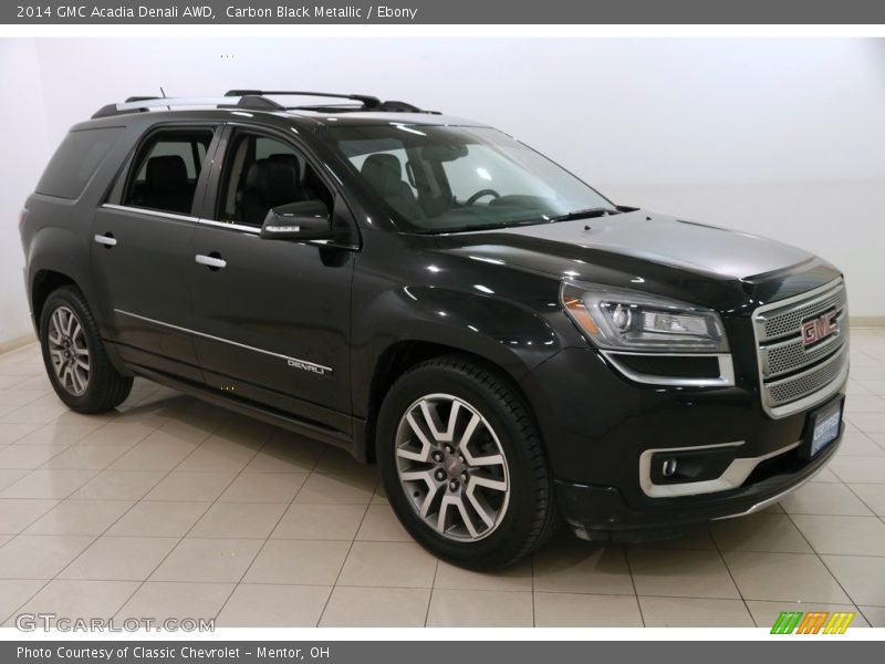 Carbon Black Metallic / Ebony 2014 GMC Acadia Denali AWD