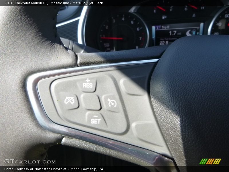 Mosaic Black Metallic / Jet Black 2018 Chevrolet Malibu LT
