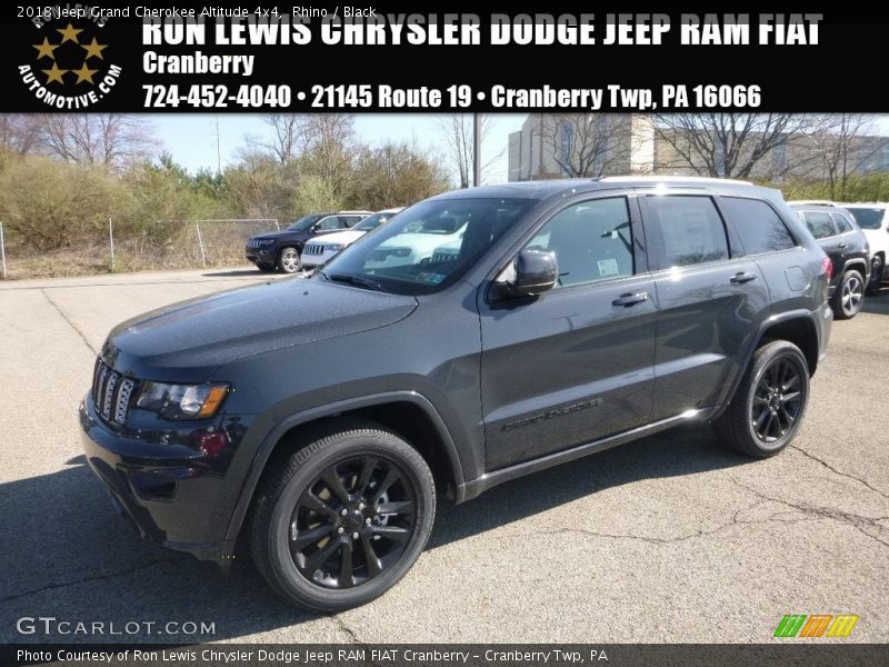 Rhino / Black 2018 Jeep Grand Cherokee Altitude 4x4