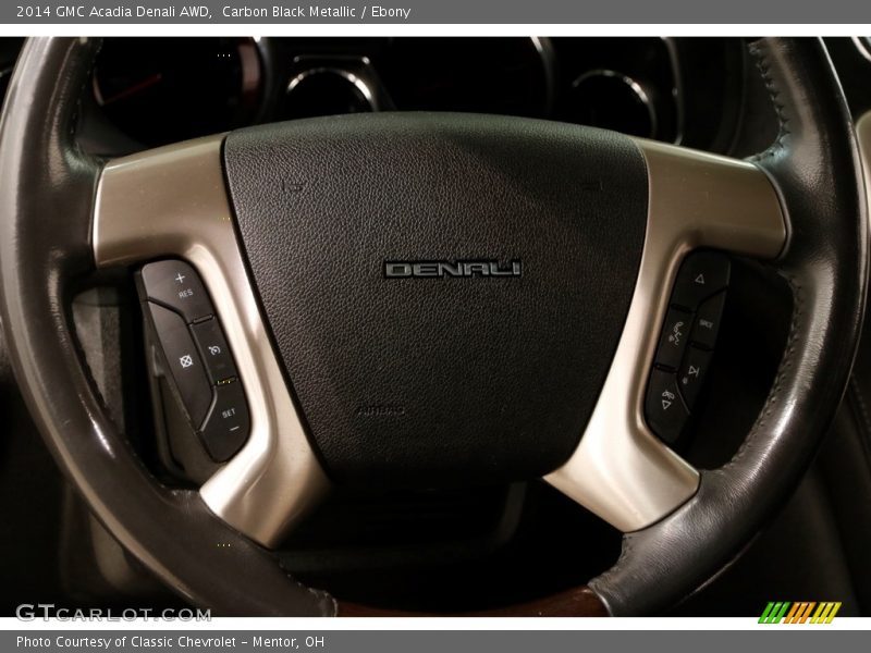 Carbon Black Metallic / Ebony 2014 GMC Acadia Denali AWD