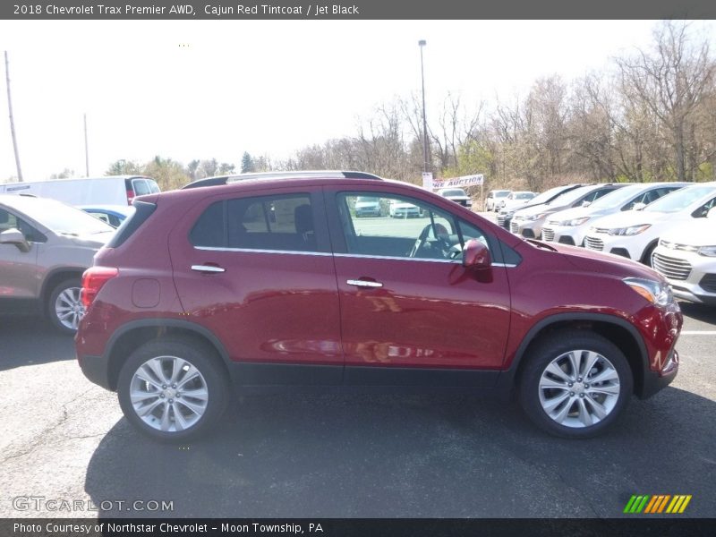 Cajun Red Tintcoat / Jet Black 2018 Chevrolet Trax Premier AWD