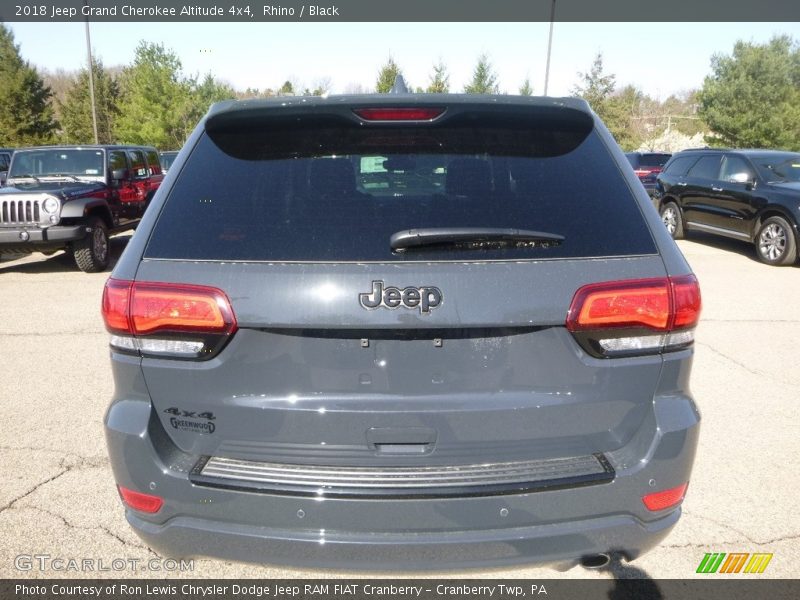 Rhino / Black 2018 Jeep Grand Cherokee Altitude 4x4